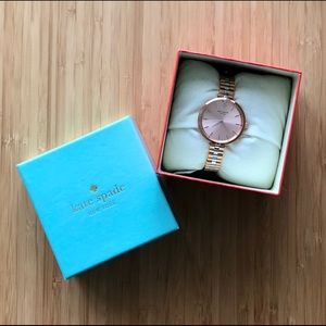 Kate Spade rose gold Gramercy bracelet watch
